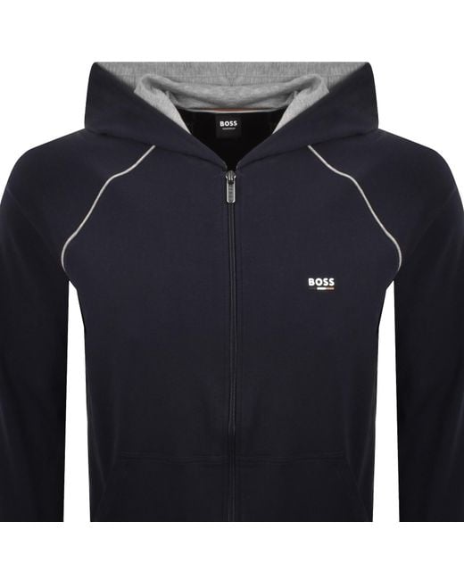 BOSS BUSINESS Blue Boss Oliver Hooded Tracksuit for men