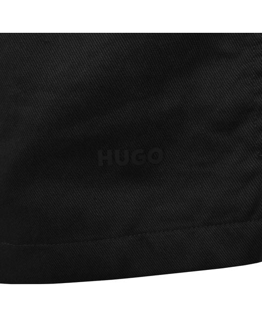 HUGO Black Enock Overshirt Jacket for men