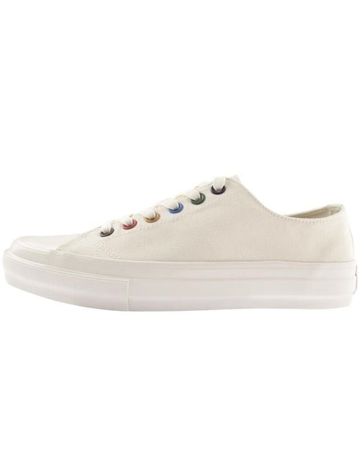 Paul Smith White Kinsey Trainers Off for men