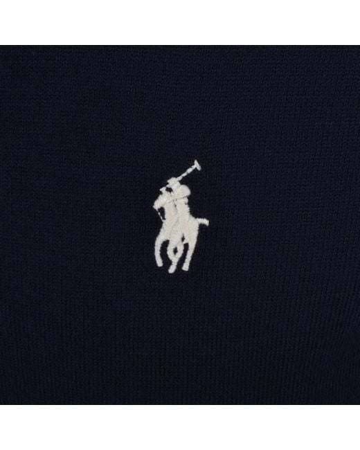 Ralph Lauren Black Short Sleeve Knit Jumper for men