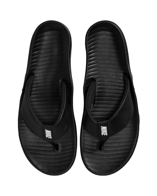 Nike Black Marina Flip Flops for men