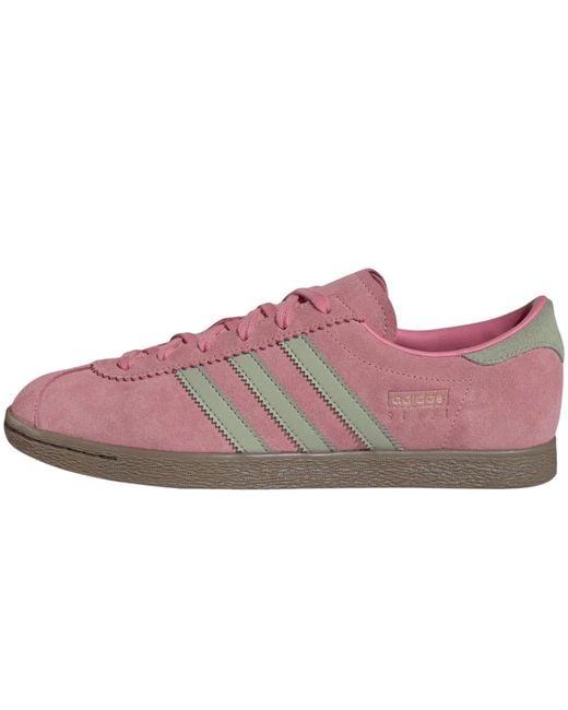 Adidas Originals Pink Stadt Trainers for men