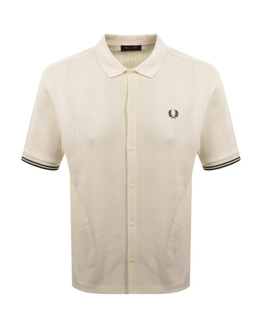Fred Perry Natural Knit Polo Shirt for men