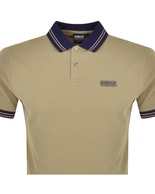 Barbour Green Tracker Polo T Shirt for men