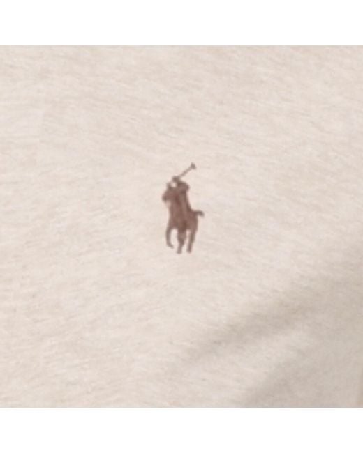 Ralph Lauren White Crew Neck Slim Fit T Shirt for men