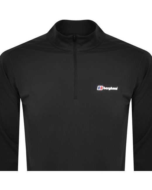 Berghaus Wayside Half Zip Track Top in Black for Men Lyst