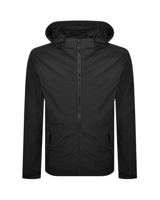 Lyle & Scott Black Stow Away Jacket for men