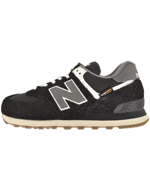 New Balance Black 574 Trainers for men