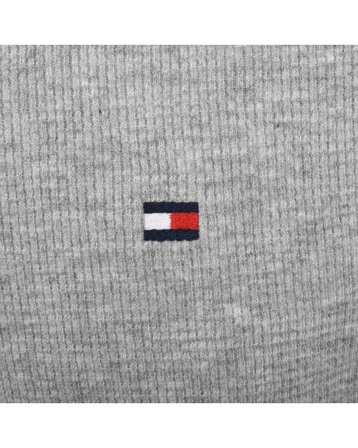 Tommy Hilfiger Gray Waffle T Shirt for men