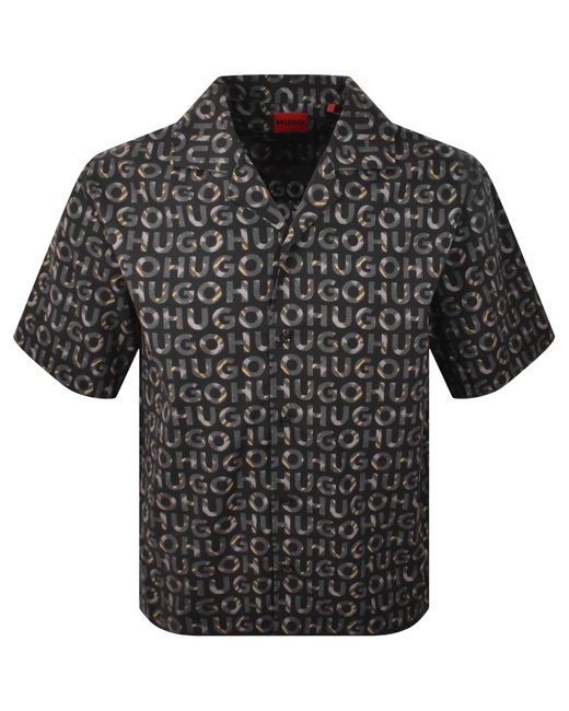HUGO Black Espino Shirt for men