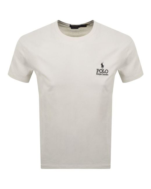 Ralph Lauren White Classic Fit T Shirt for men