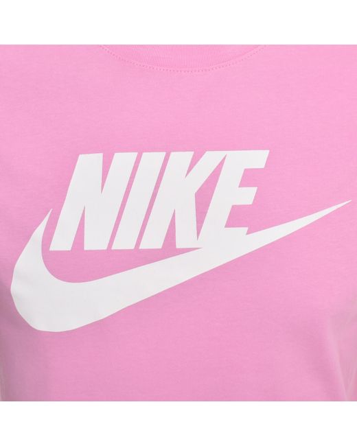 Nike Pink Icon Futura T Shirt for men