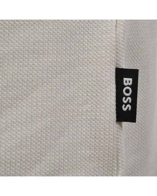 BOSS BUSINESS Gray Boss Thompson 81 T Shirt for men