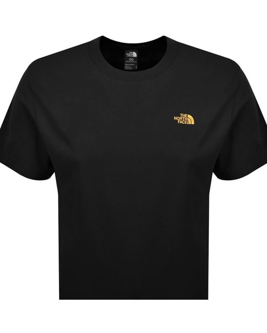 The North Face Black Logo T Shirt for men