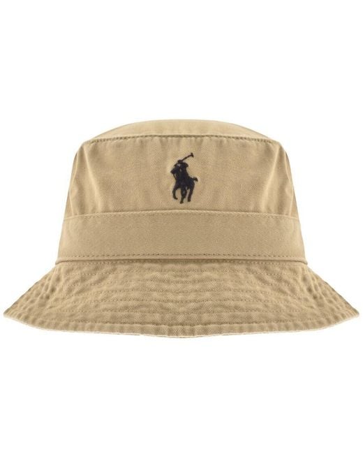 Ralph Lauren Natural Loft Bucket Hat for men