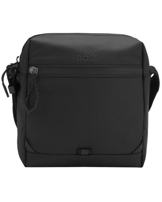 BOSS BUSINESS Black Boss Stenson Reporter Bag for men