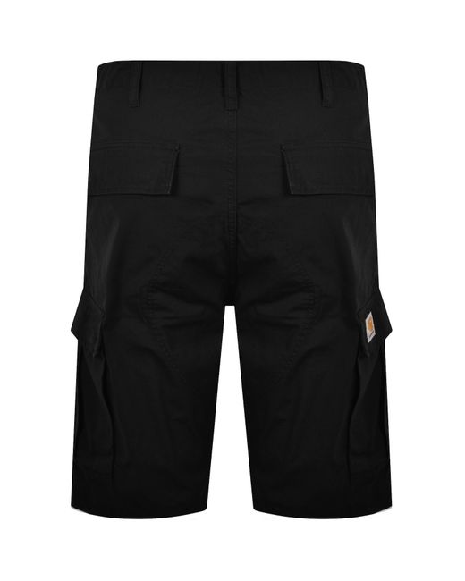 Carhartt Black Regular Cargo Shorts for men