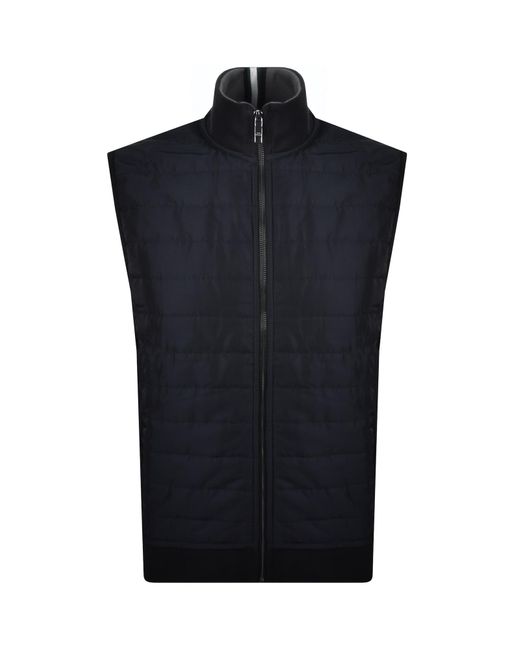 Ted Baker Blue Atho Quilted Gilet for men
