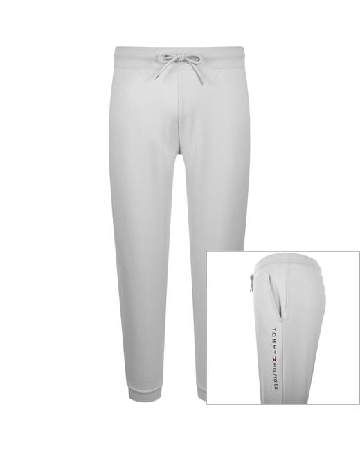 Tommy Hilfiger White Lounge Hooded Tracksuit for men