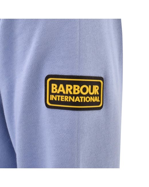Barbour Blue Crew Neck Sweatshirt for men