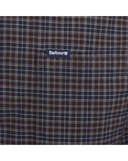 Barbour Blue Lomond Tailored Tartan Shirt for men