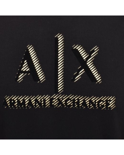 Armani Exchange Black Logo Hoodie for men