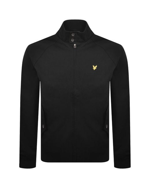 Lyle & Scott Black Harrington Jacket Jet for men
