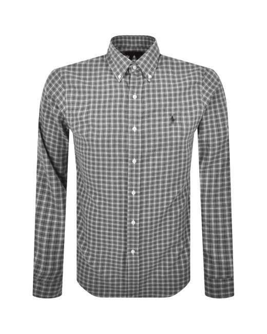 Ralph Lauren Gray Long Sleeve Shirt for men