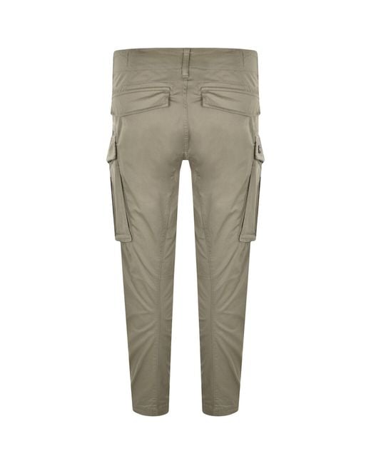 G-Star Gray G-Star 3D Cargo Trousers for men