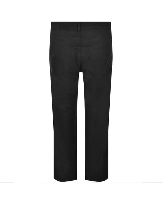 Moschino Black Logo Chino Trousers for men