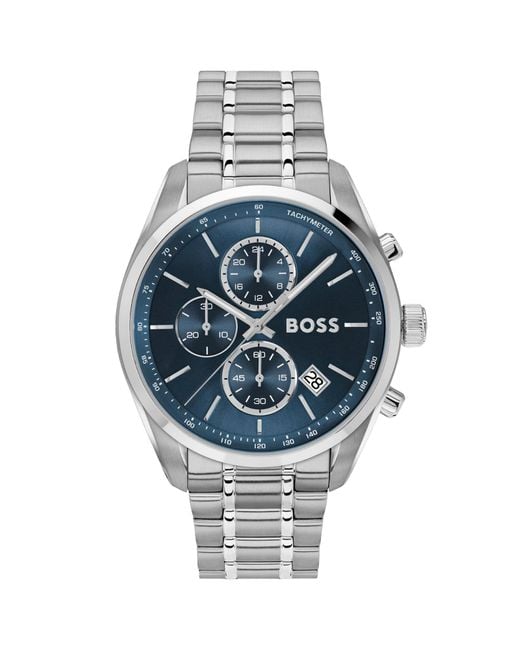 BOSS BUSINESS Metallic Boss Grand Prix 44 Watch for men