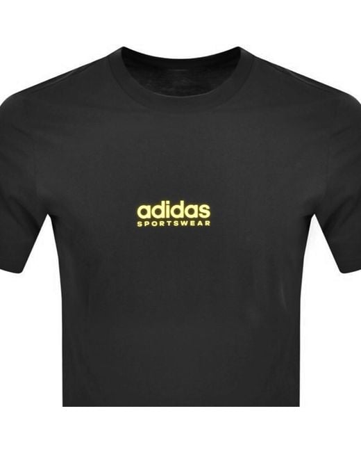 Adidas Originals Black Adidas Sportswear Summer Of Tiro T Shirt for men