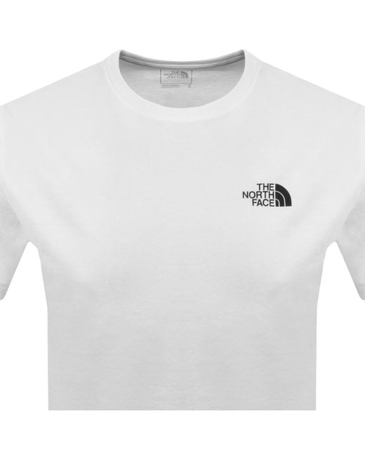 The North Face White Half Dome Photo T Shirt for men