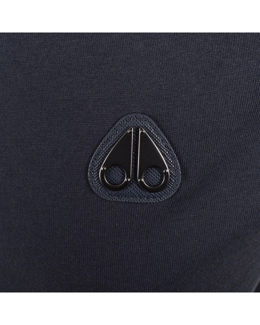 Moose Knuckles Blue Crescent T Shirt for men
