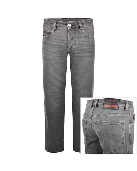 DIESEL Gray 1993 D Vyl Jeans Light Wash for men