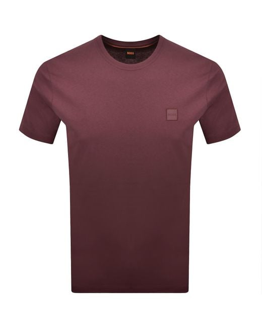 Boss Purple Boss Tales T Shirt for men