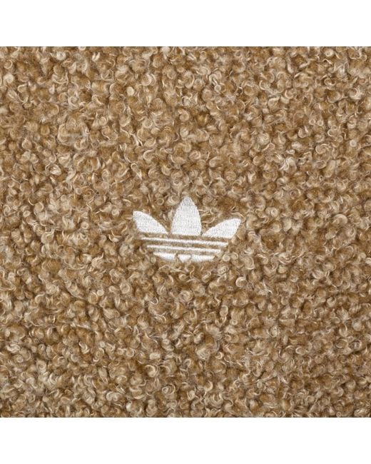 Adidas Originals Brown Boucle Firebird Track Top for men