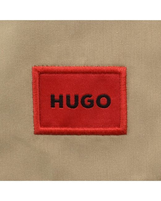 HUGO Natural Evalom Overshirt Jacket for men