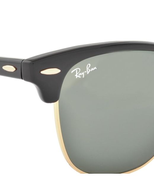 Ray Ban Leather Ray Ban Clubmaster Sunglasses In Black For Men Save 16 Lyst Ray Ban Leather Ray Ban Clubmaster Sunglasses In Black For Men Save 16 Lyst