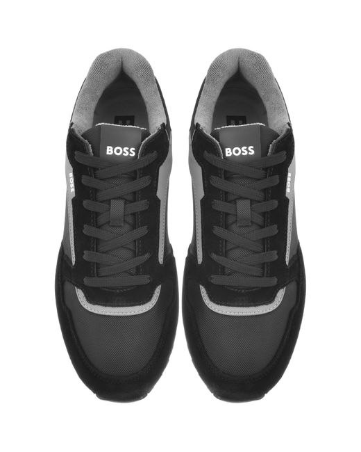 BOSS BUSINESS Black Boss Parkour L Runner Trainers for men