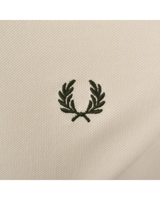 Fred Perry Natural Twin Tipped Polo T Shirt for men