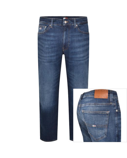 Tommy Hilfiger Blue Ryan Slim Straight Jeans for men