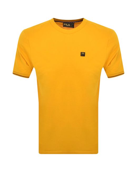 Fila Yellow Taddeo T Shirt for men