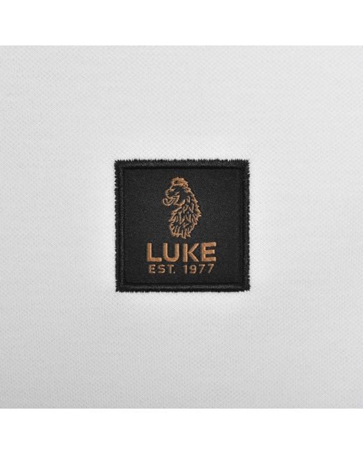 Luke 1977 White Makati Polo T Shirt for men