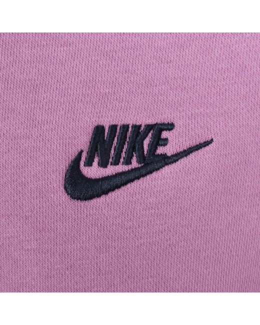 Nike Purple Club Hoodie Light for men