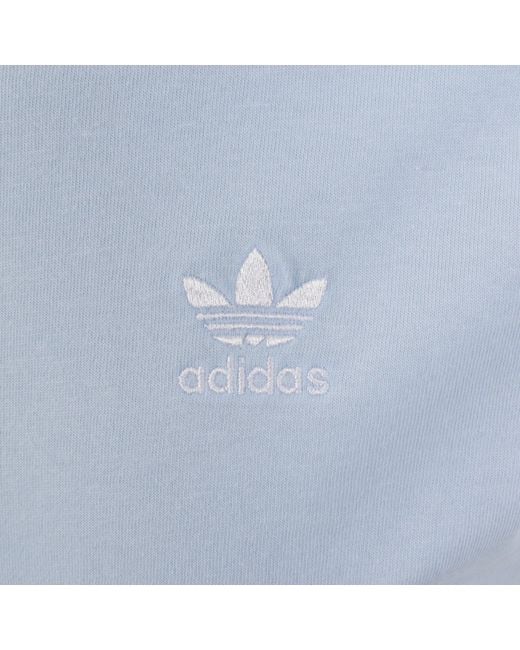 Adidas Originals Blue Trefoil T Shirt Crystal Sky for men