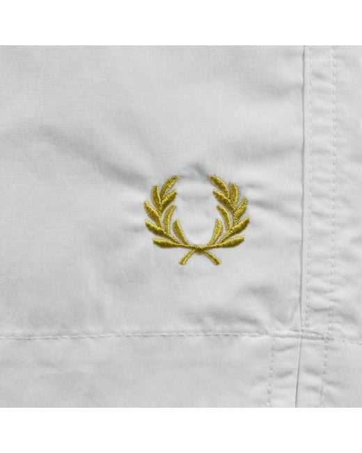 Fred Perry White Tennis Shorts for men