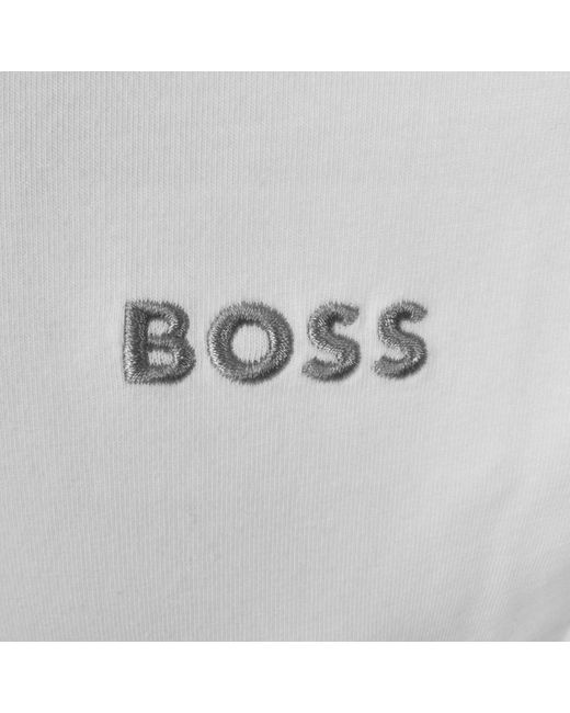 BOSS BUSINESS White Boss Mix And Match T Shirt for men