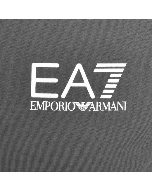 EA7 Gray Emporio Armani Polo T Shirt for men