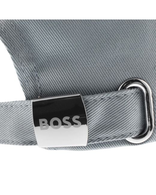 Boss Gray Boss Bold Baseball Cap for men